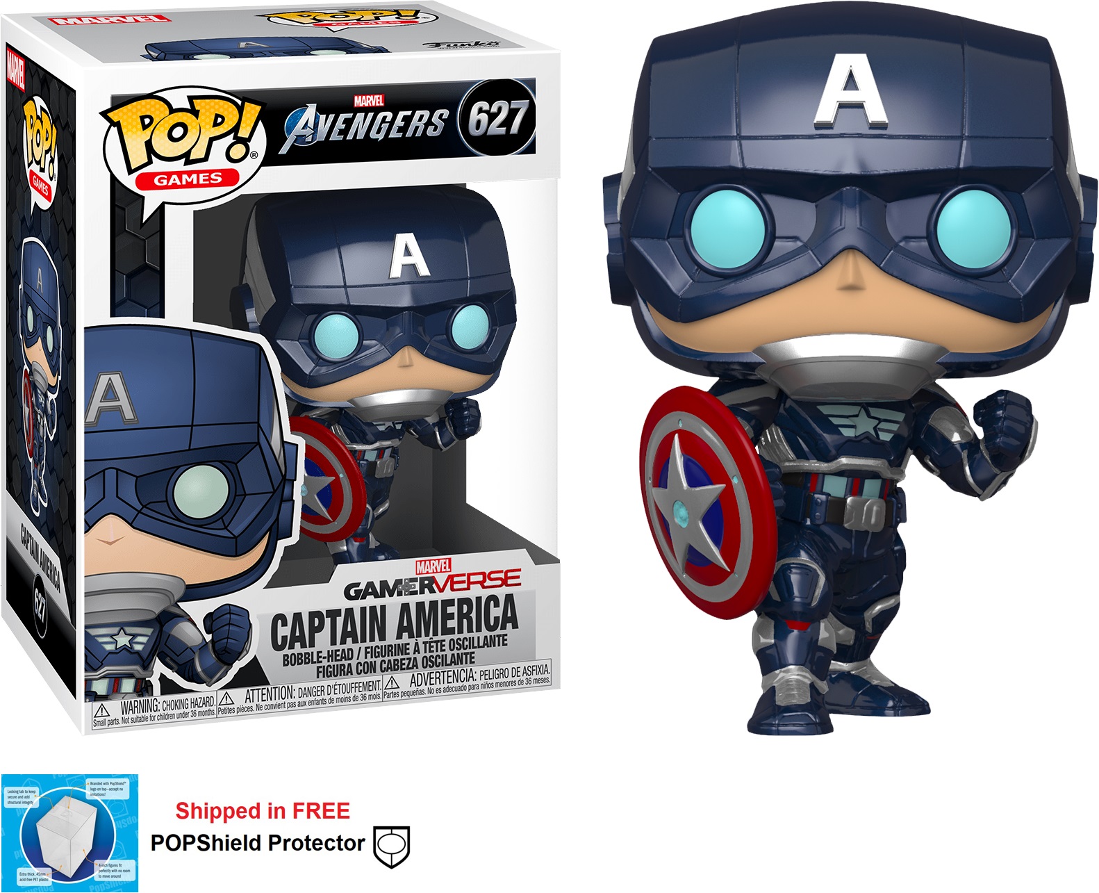 Funko POP Marvel Avengers Gamerverse Captain America - #627